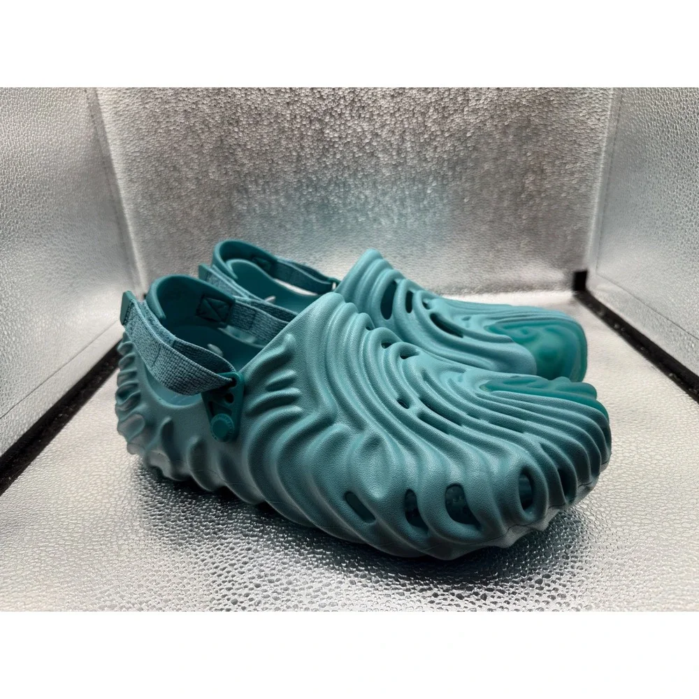 Size 11 Crocs Pollex Clog Mens Tide New Salehe Bembury Teal Slides 207393-4ST